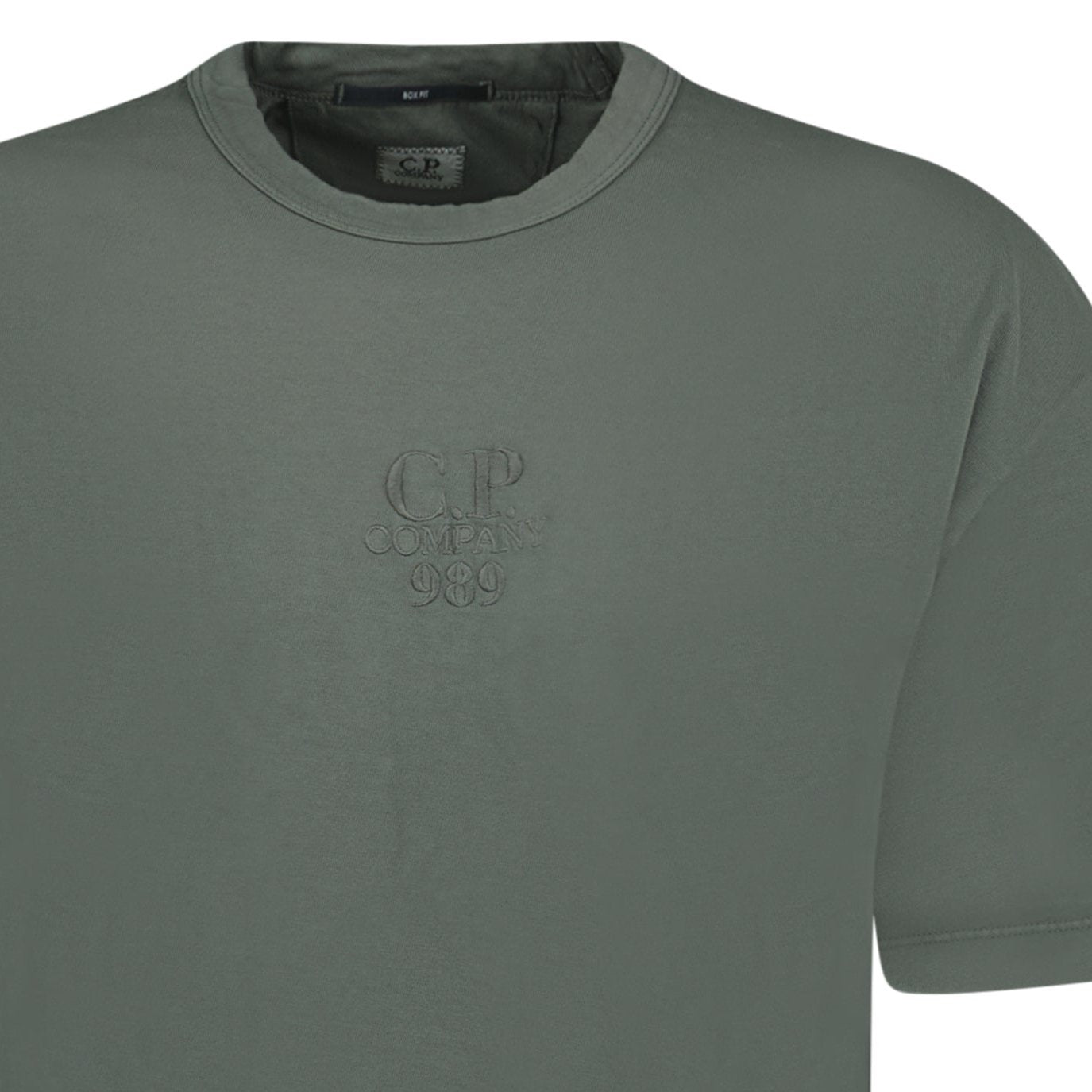 CP Company 20/1 Jersey Boxy Logo T-Shirt Grape Leaf