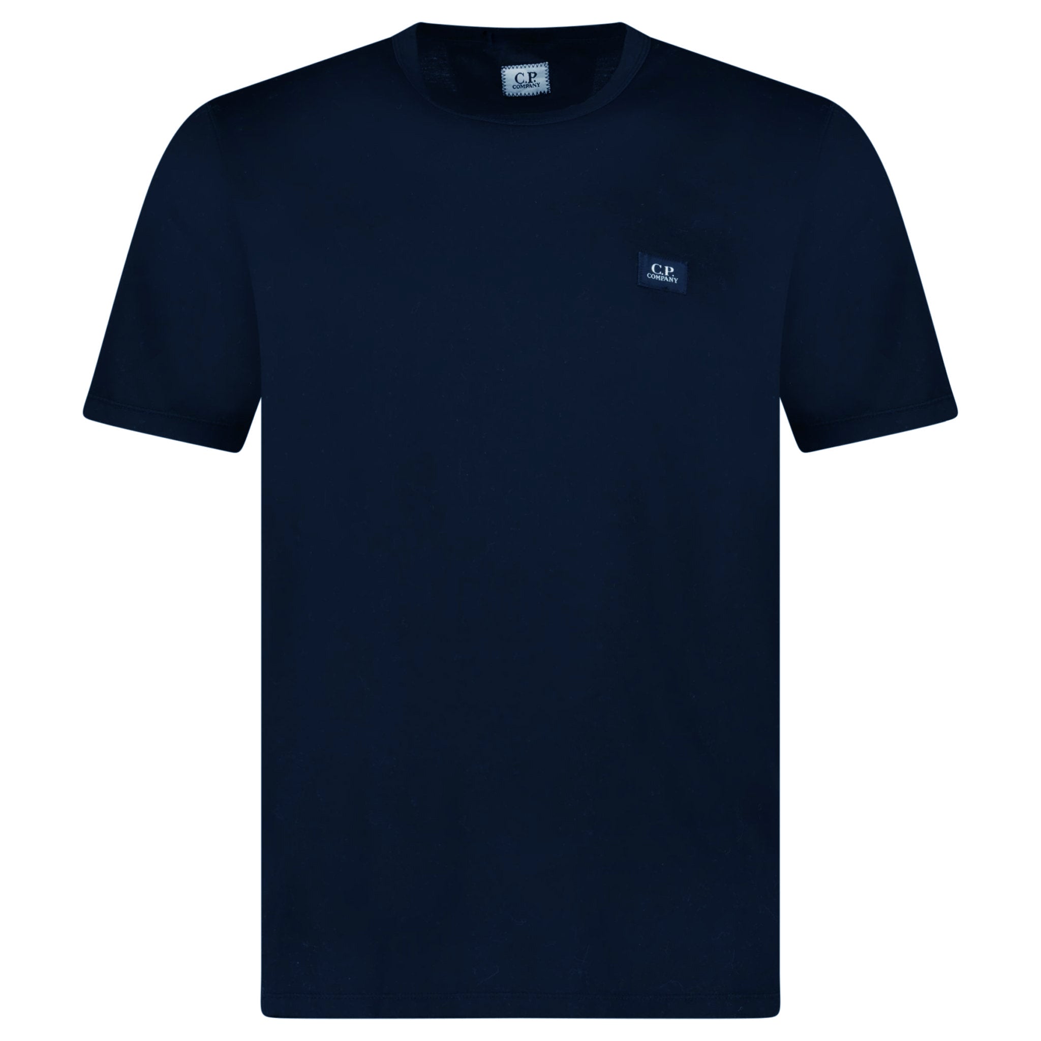 CP Company 30/1 Jersey Logo Patch Navy T-Shirt
