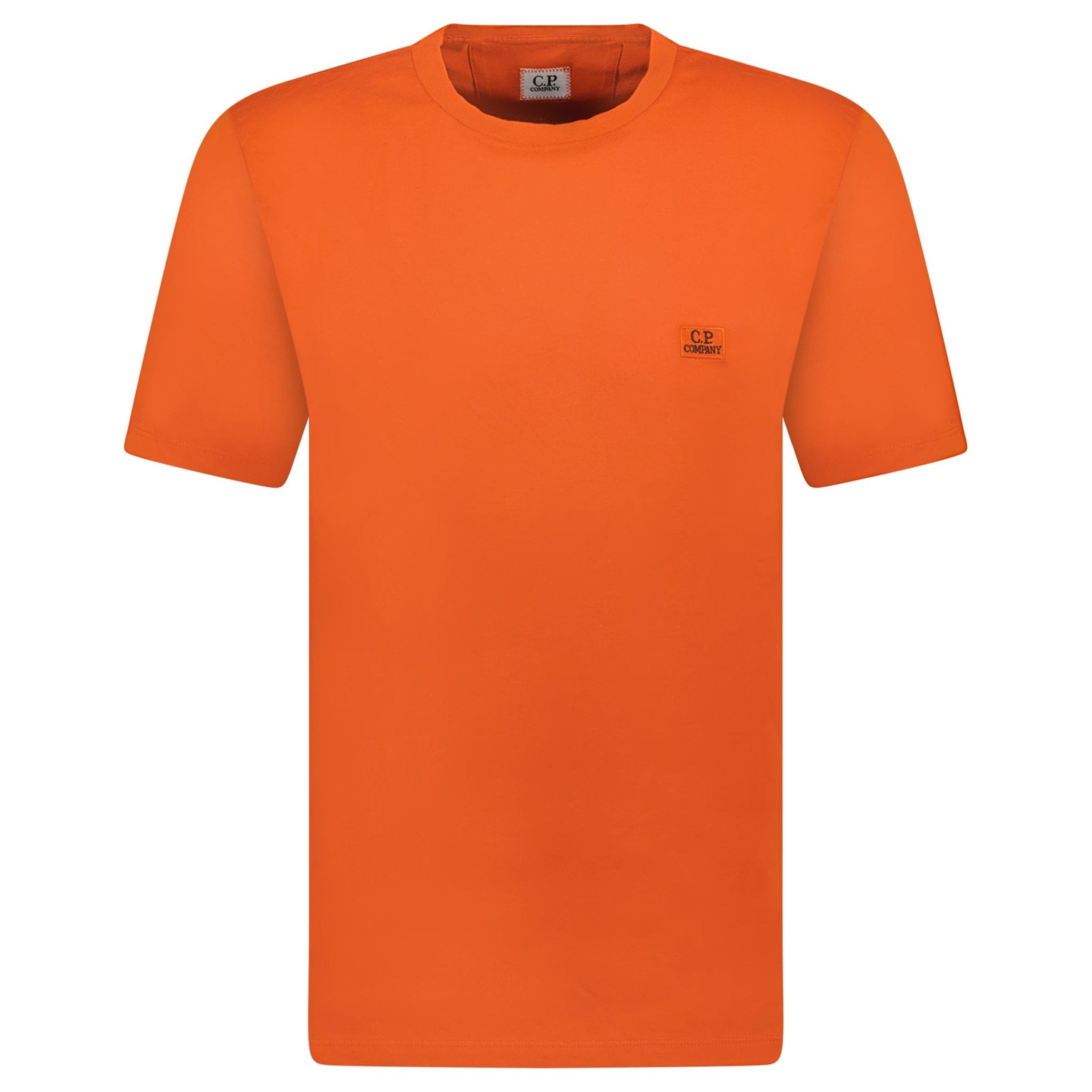 CP Company Patch Logo T-Shirt Orange