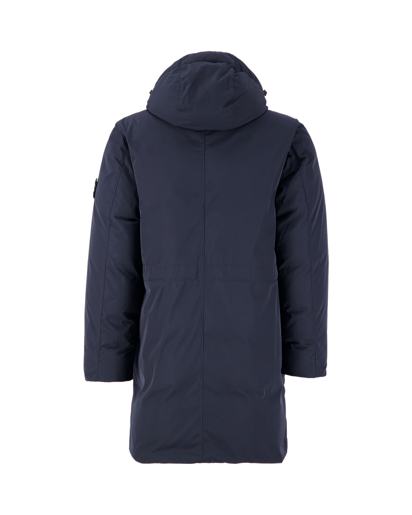 Stone Island Micro Twill Down Jacket In Navy