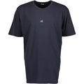Cp Company Resist Dyed Small Logo T-Shirt in Navy